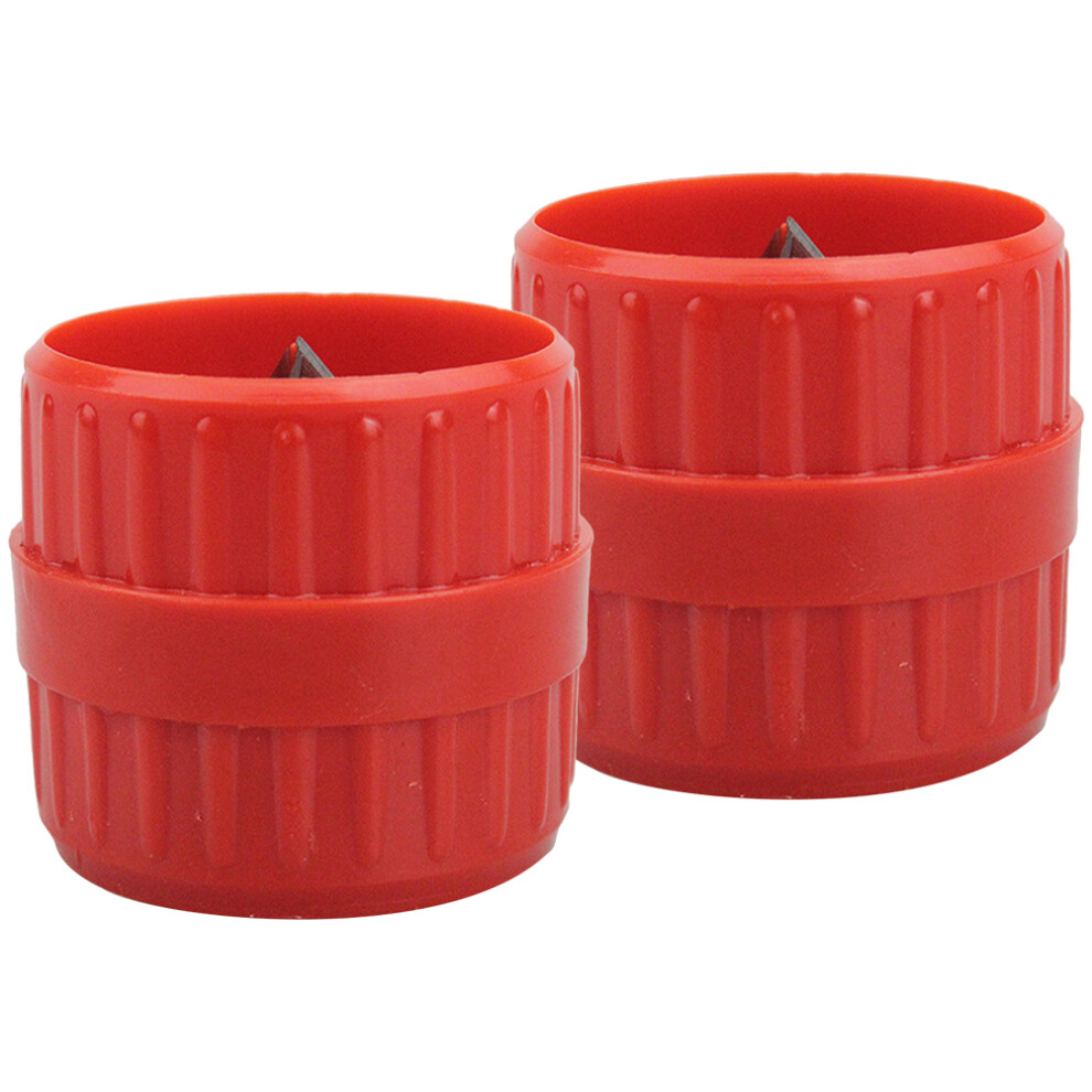 2Pcs Durable Plastic Copper Reamer Tool Pvc Deburring For Plumbing 3164185382065