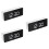 3Pcs White USB LED Digital Alarm Clocks Multi-Function with Snooze 7