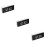 3Pcs White USB LED Digital Alarm Clocks Multi-Function with Snooze 9