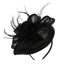 Elegant Bow Hair Decoration For Women Headband Hairpin For Parties Birthdays And Special Occasions Stylish Floral Design