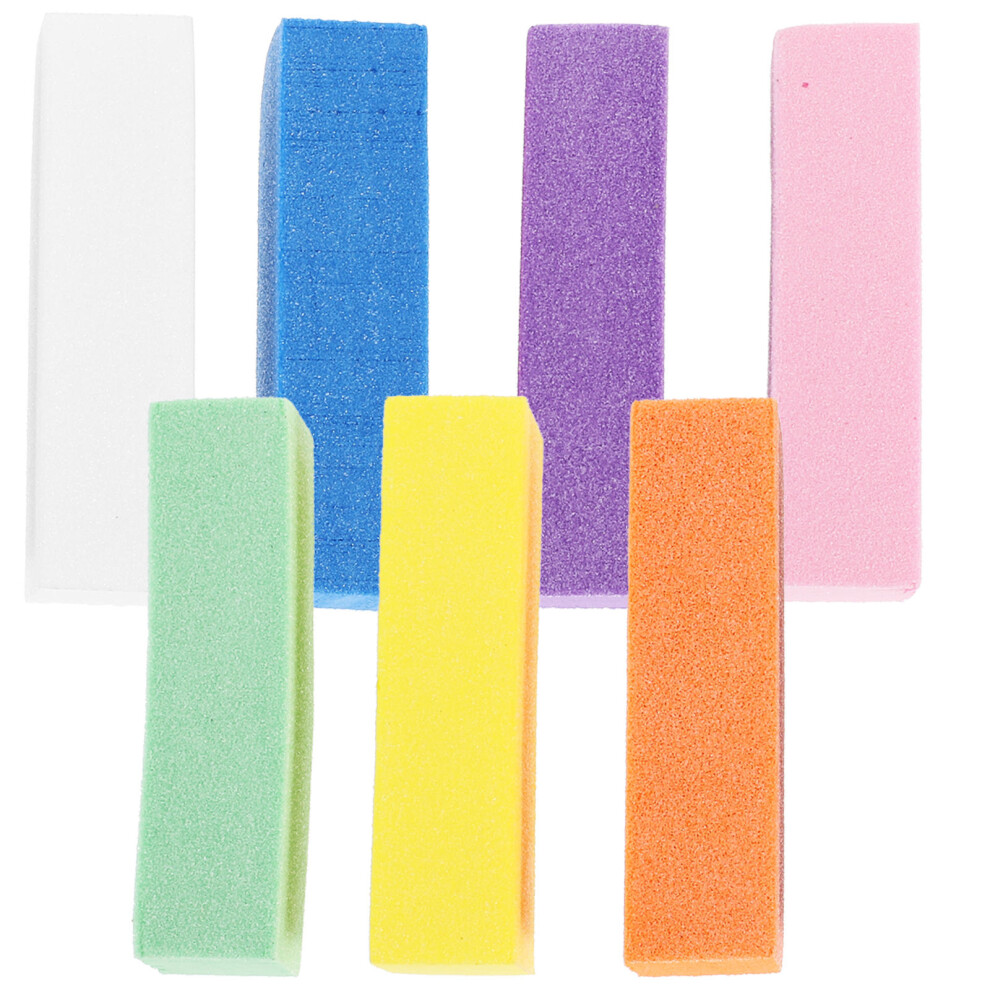 Aboofan 7 Pcs Professional Nail Buffer Manicure Buffers Blocks For Nails