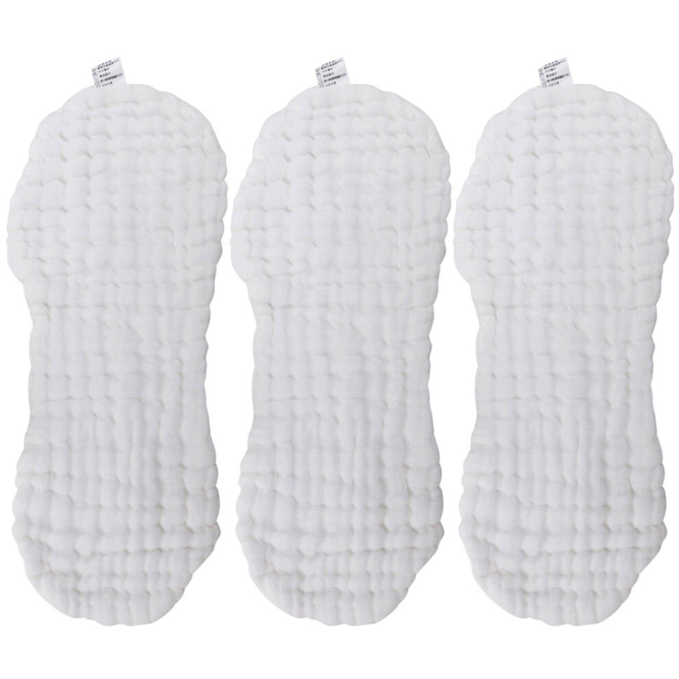 6Pcs Cotton Infant Diaper Pads Breathable Soft Washable Mats White Aboofan