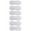 6Pcs Cotton Infant Diaper Pads White Breathable Soft Washable Mats 6