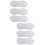 6Pcs Cotton Infant Diaper Pads White Breathable Soft Washable Mats 8