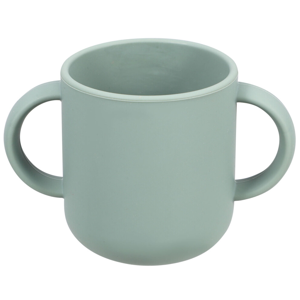 Drinking Water Training Cup Cup Learner Silica Gel Light/Green Iplusmile