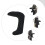 Black Silicone Clarinet Thumb Rest Ergonomic Durable Accessory 9