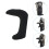 Black Silicone Clarinet Thumb Rest Ergonomic Durable Accessory 3