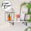 2Sets Multi-Use Black Iron Wall Angle Brackets for Shelves 6