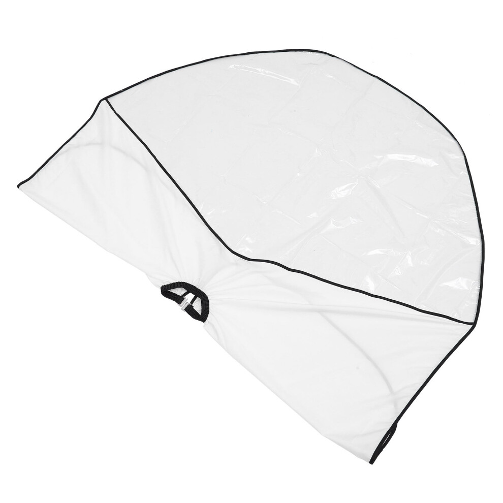 Totority White Waterproof Kids Haircut Cape Polyester Salon Hair Styling