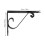 2Sets Multi-Use Black Iron Wall Angle Brackets for Shelves 3
