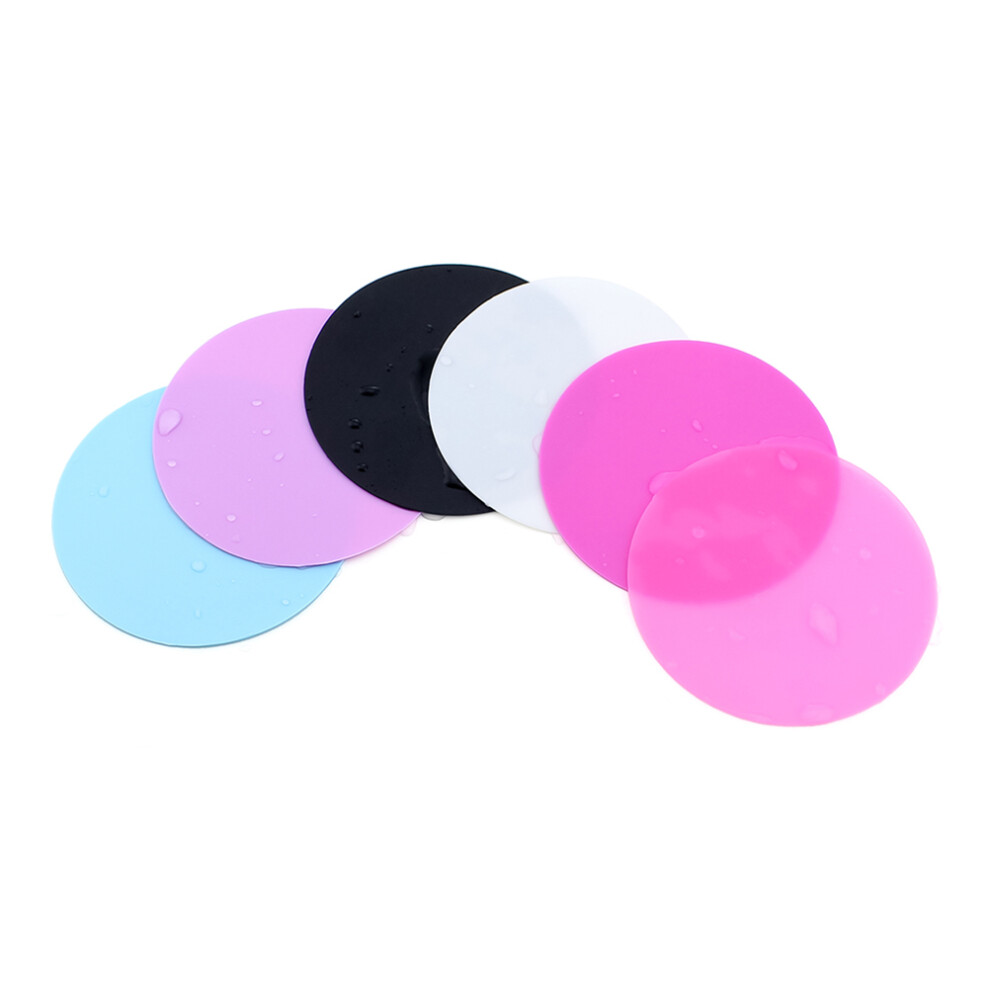 Totority 5Pcs Assorted Color Round Paint Trays Resin Palettes For Painting Use