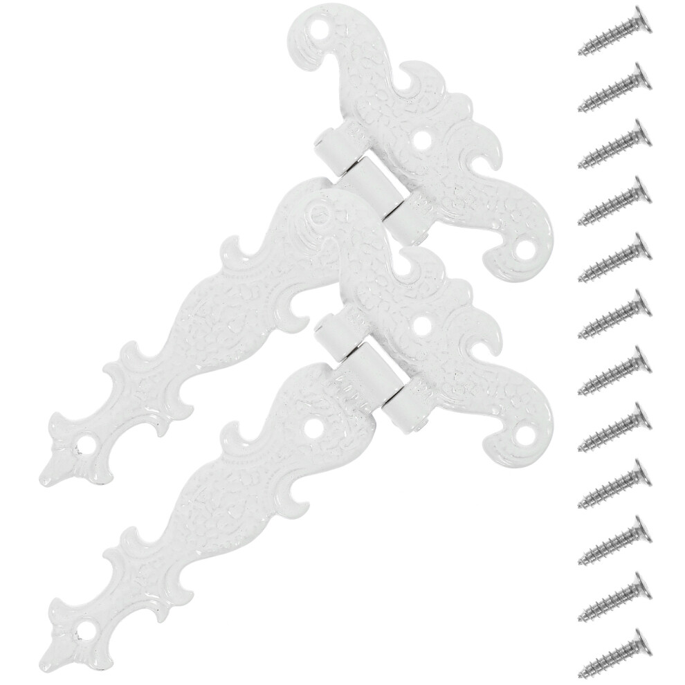 4 Pcs Heavy Duty Wooden Fence Gate Hinge For Outdoor Shed Door 013609828418