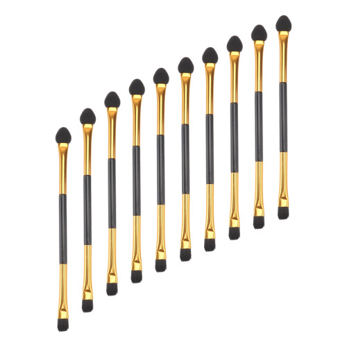 20Pcs Portable Golden Eye Shadow Brushes Durable Makeup Accessories