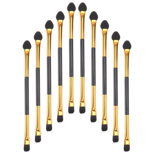 20Pcs Portable Golden Eye Shadow Brushes Durable Makeup Accessories 1