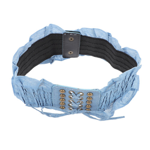 1Stk Eleganter Elastischer Makramee Jeans Gurt Für Damen 2