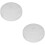 2Pcs Durable Transparent Steaming Covers Plastic Dome Pot Lids 8