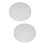 2Pcs Durable Transparent Steaming Covers Plastic Dome Pot Lids 9