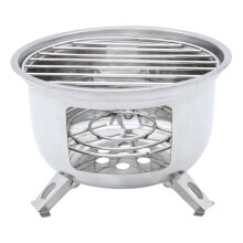 portable camping grill stove stainless steel bbq set