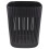 Black Plastic Trash Can Modern Storage Basket for Home Office 9