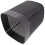 Black Plastic Trash Can Modern Storage Basket for Home Office 8