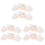 12 Pcs Plastic Pet Room Fence Fixing Bases Holder 5