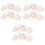12 Pcs Plastic Pet Room Fence Fixing Bases Holder 6