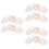 12 Pcs Plastic Pet Room Fence Fixing Bases Holder 9