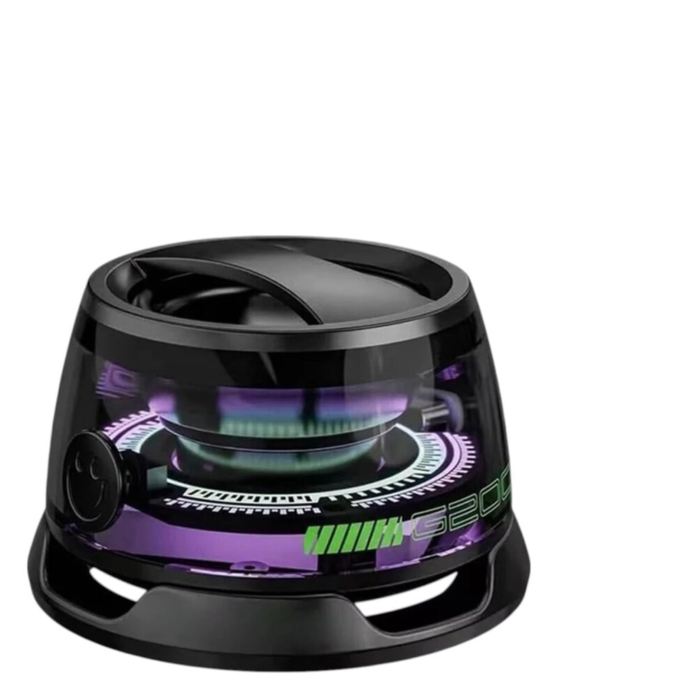 Bluetooth 5.3 Portable Speaker With Rgb Lights, Stereo Sound And Magnetic Phone Holder For Motorcycle 9053599980698