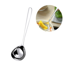 3Pcs Food Grade Stainless Steel Soup Spoons Mirror Finish Long Handle