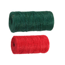 6Pcs Cotton Rope Twine Assorted Colors for Crafting & Package Tying