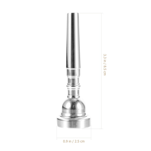 Embouchure Trompette Argentée En Laiton Durable Pour Débutants 1