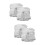 2pcs Artificial Peony Candle Wreath Ring Wedding Decor For Table For Party 7