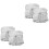 2pcs Artificial Peony Candle Wreath Ring Wedding Decor For Table For Party 3