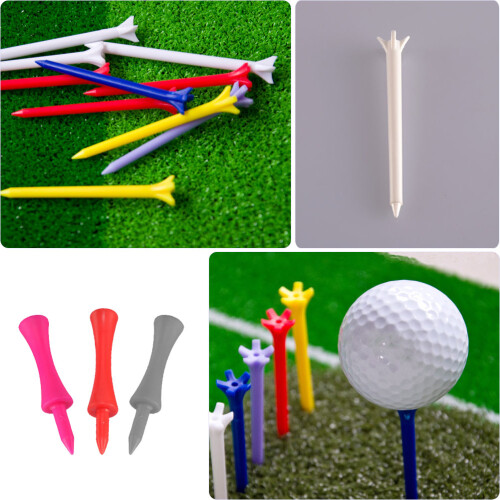20Pièces Tees De Golf Compact En Plastique Outils D’entraînement 2