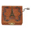 1Pc Mini Manual Wood Music Box Brown Clockwork Gift for Decor 1