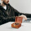 1Pc Mini Manual Wood Music Box Brown Clockwork Gift for Decor 7