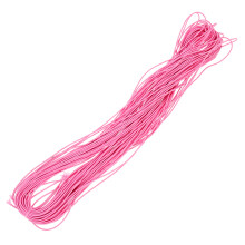 1Rolle Flexibler Perlon Faden Latex Rosa Für Schmuck Basteln Zuhause