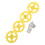 1Set Duurzame Hot Bed Leveling Nut En Veer Voor 3D Printer 3