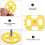 1Set Duurzame Hot Bed Leveling Nut En Veer Voor 3D Printer 9