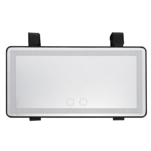 Car Vanity Mirror Black 1set 10.2x5.3in