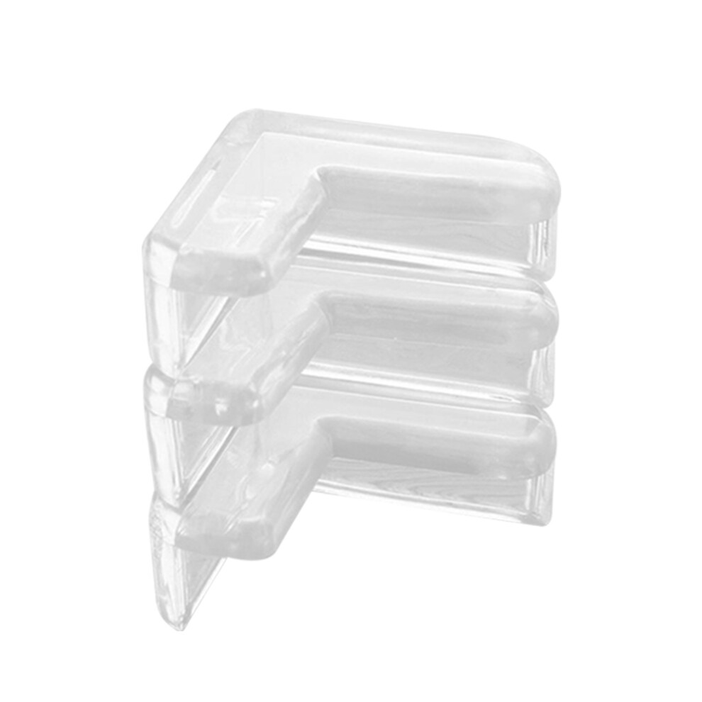 Furniture Corner Covers Transparent Pvc Protect Angle 24Pcs Happyyami