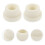 4Pcs White Ladder Rubber Stoppers Practical Pool Step Safety Bumpers 6