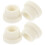 4Pcs White Ladder Rubber Stoppers Practical Pool Step Safety Bumpers 4