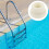 4Pcs White Ladder Rubber Stoppers Practical Pool Step Safety Bumpers 8