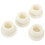 4Pcs White Ladder Rubber Stoppers Practical Pool Step Safety Bumpers 10