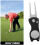 Compact Foldable Black Metal Golf Divot Tool for Ball Mark Repair 7