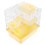 Yellow Double-Deck Hamster Cage Plastic Wire Small Pet House 7
