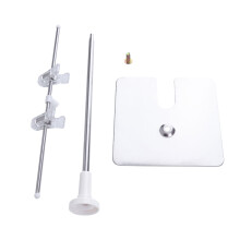 Tall Poster Display Stand Shaped Banner Rack Adjustable Pedestal Sign