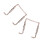 2Pcs Violin Chinrest Screws Silver Practical Decorative Set 3