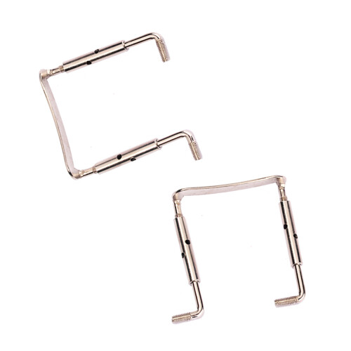 2Pcs Violin Chinrest Screws Silver Practical Decorative Set 1